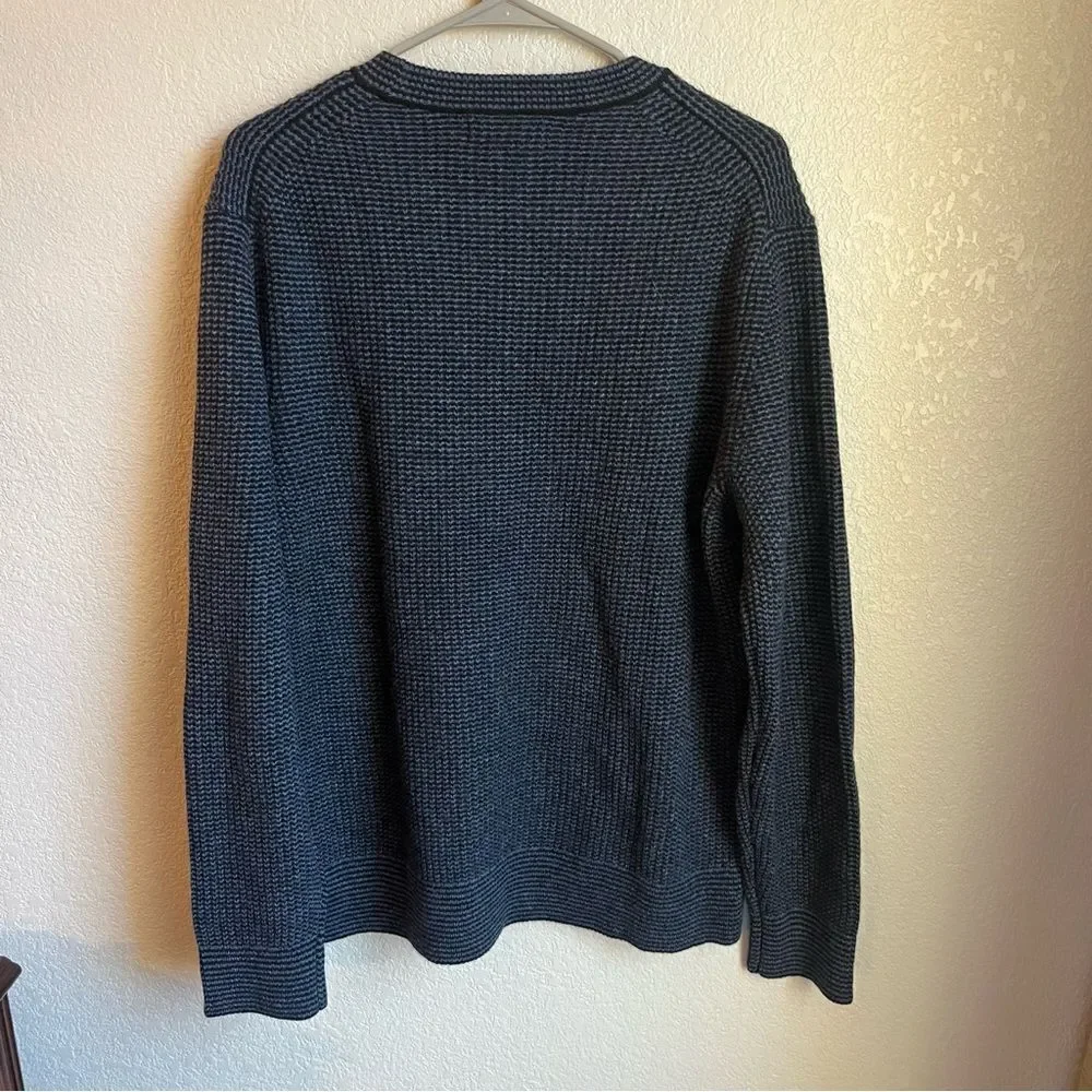 Banana Republic Italian Yarn Navy Knit Sweater